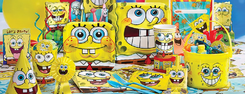 Ubrousek 33cm dvouvrstvý "SpongeBob" 16ks