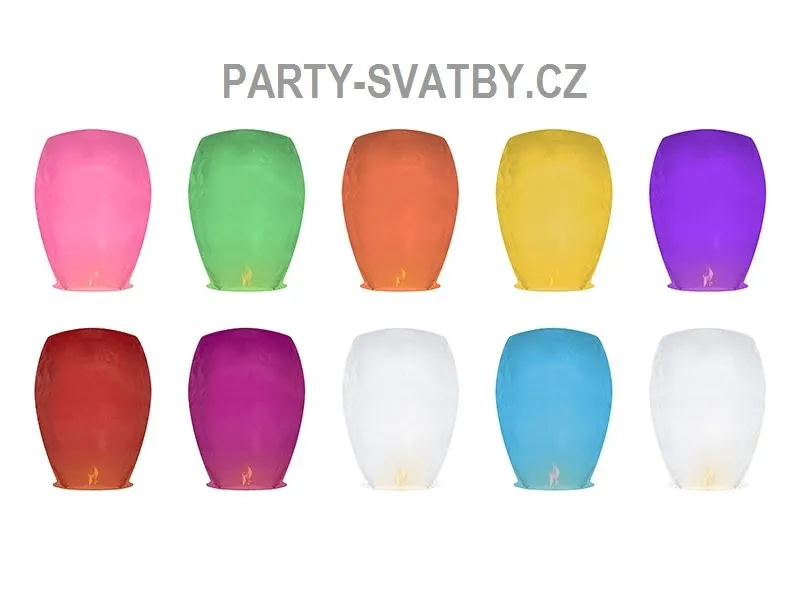 Lampion přání létající tmavě růžová
