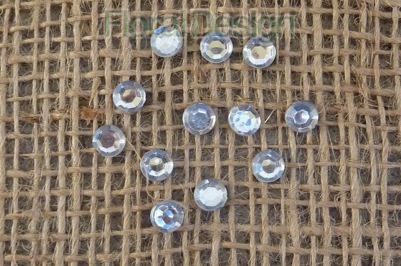 Diamant mini silver 6mm