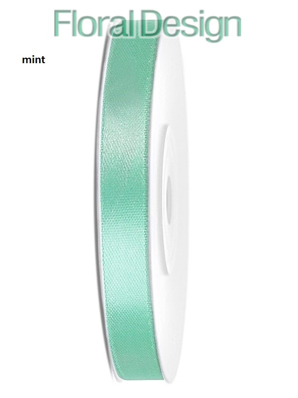Stuha satén 6mm x 25m mint