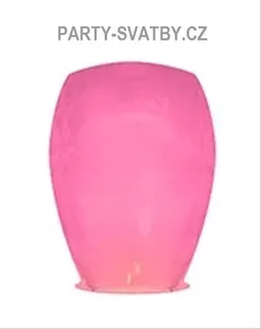 Lampion přání létající růžová