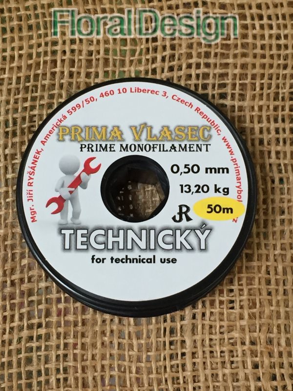 Vlasec technický průměr 0,50mm - 50m