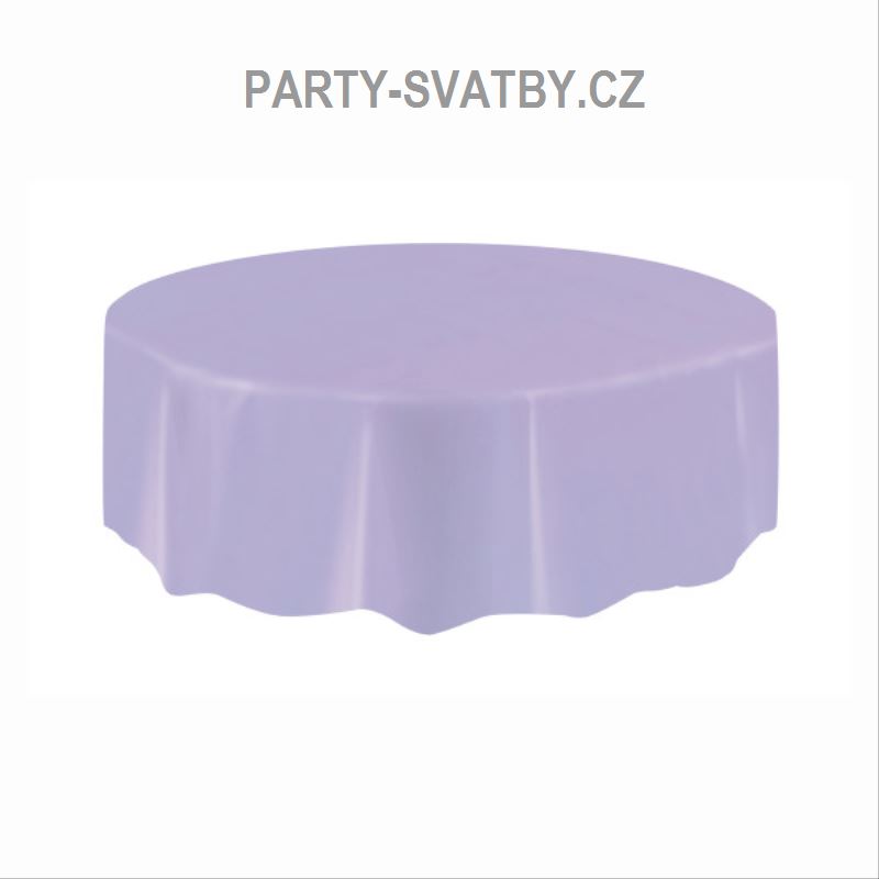 Plastový ubrus 210 cm lavender