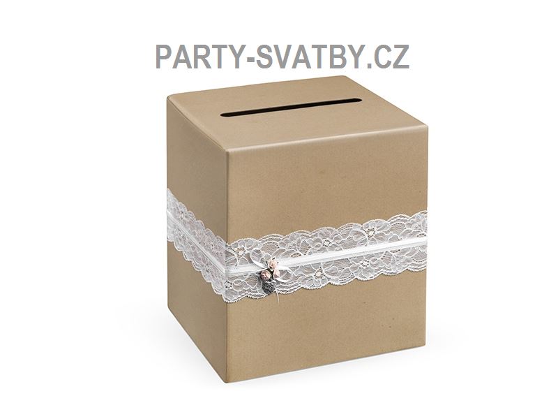 Svatební box na přání natur
