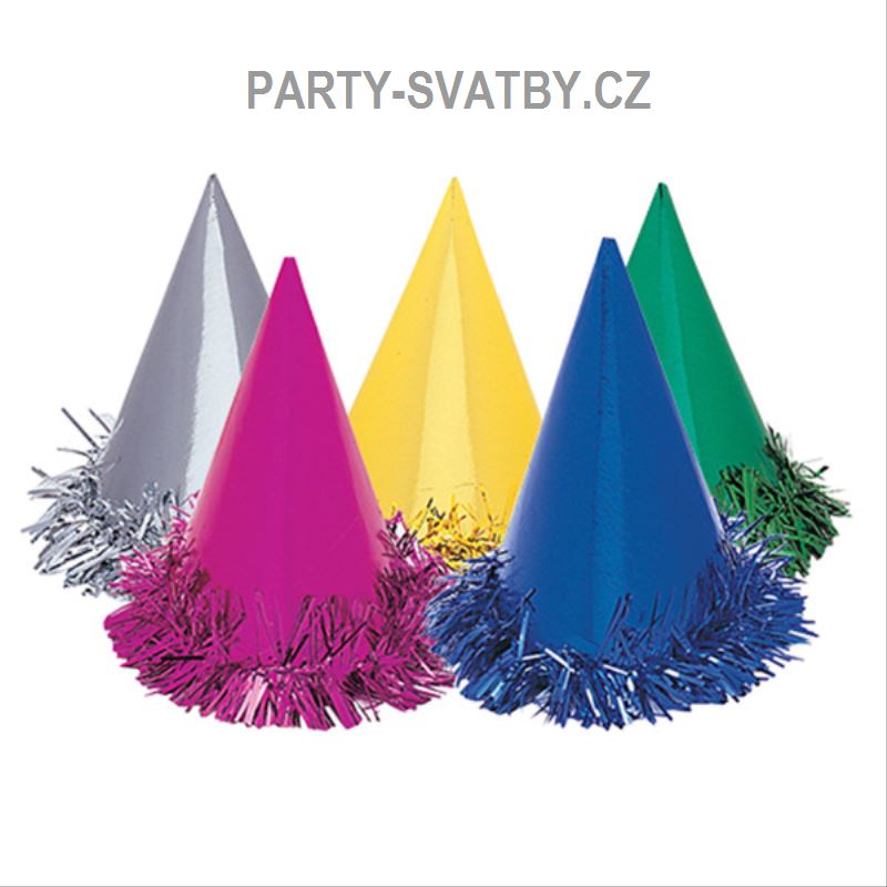 Party čepička mix barvy 6 ks