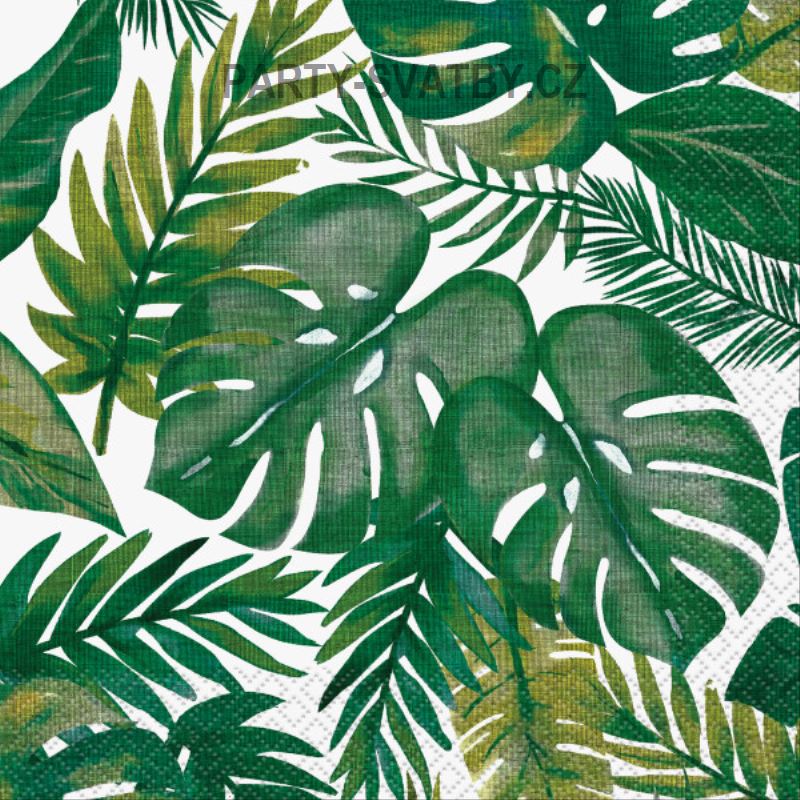 Ubrousek 33cm dvouvrstvý "Tropical" 16ks