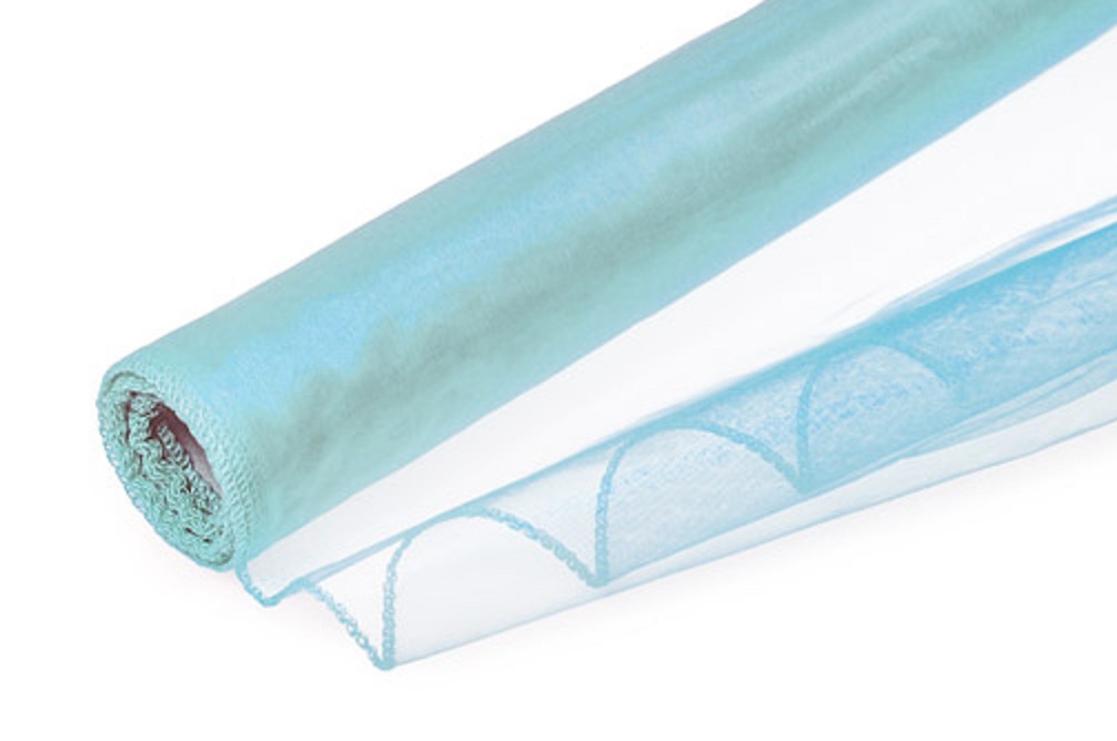 Organza 40cm x 8m světle modrá