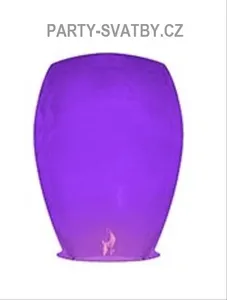Lampion přání létající fialová
