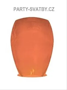 Lampion přání létající oranžová