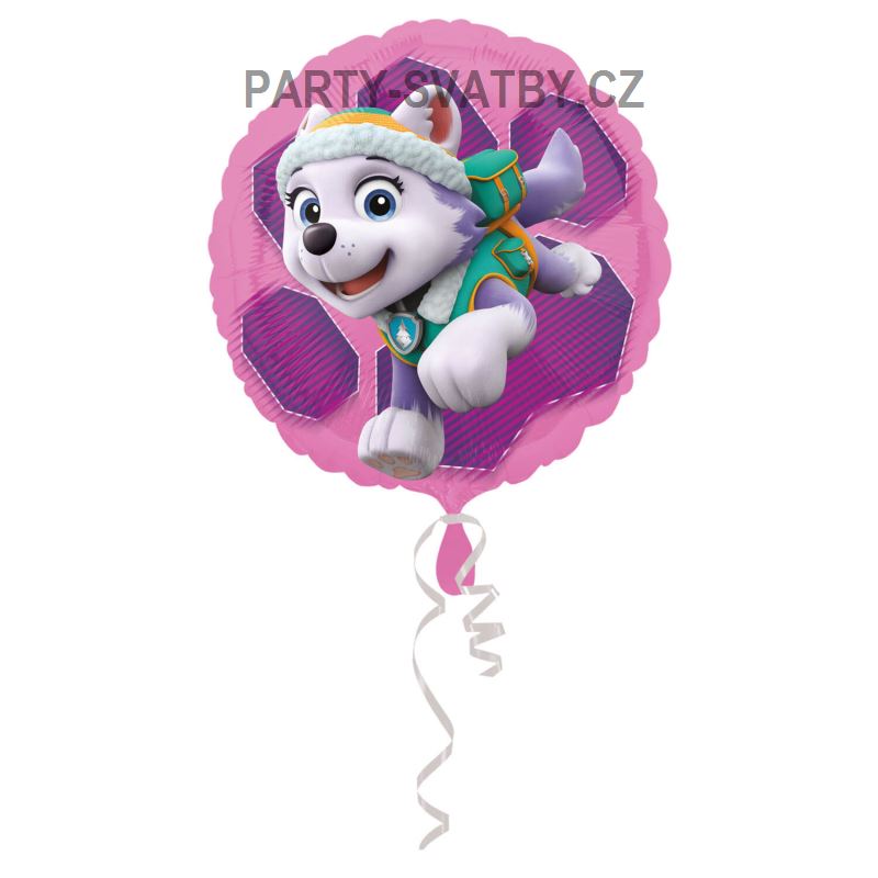 Balonek folie 43cm "Tlapková patrola holčičky"