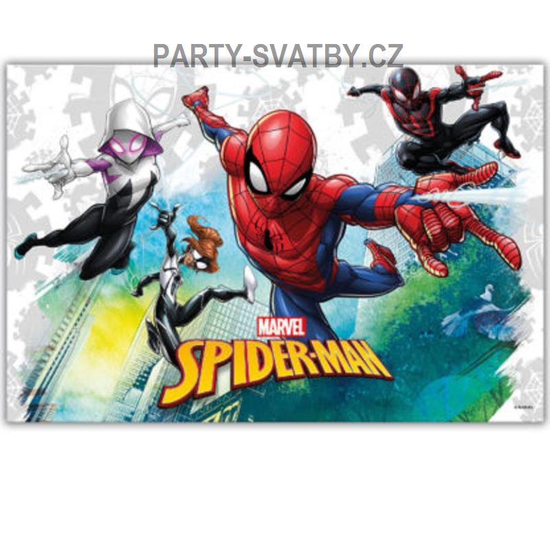 Plastový ubrus 120 x 180cm "Spiderman"