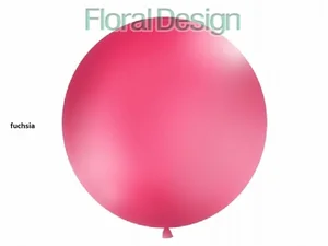 Balonek latexový pastelový 100cm fuchsia