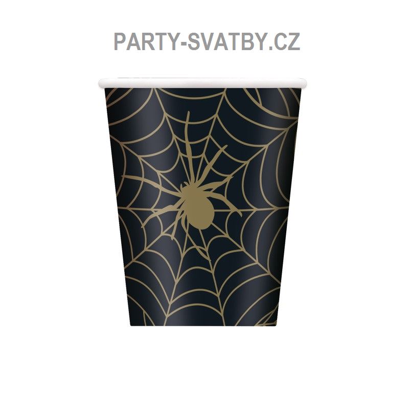 Papírový kelímek 266ml. "Pavouk" 8ks