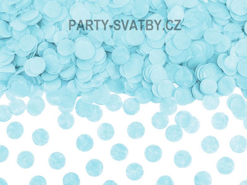 Konfety "puntík" světle modrá 15gr.