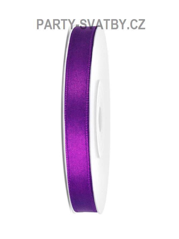 Stuha satén 6mm x 25m violet