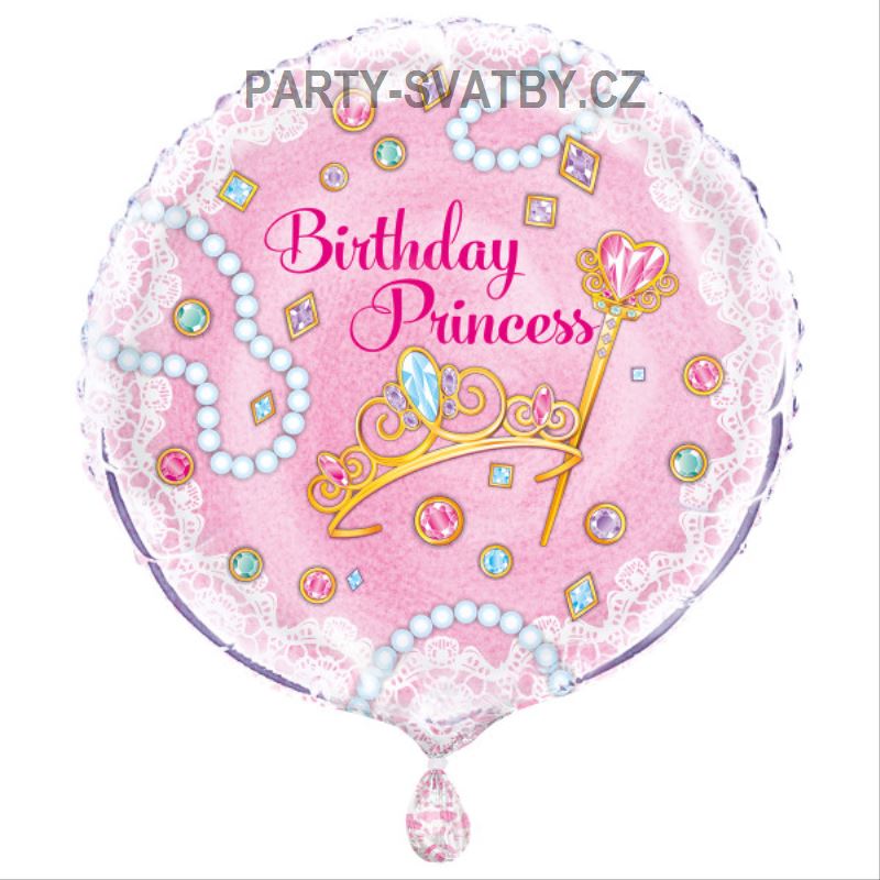 Balonek fóliový 45cm "Princes"
