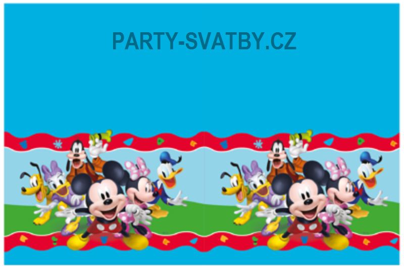 Plastový ubrus 180 c 120cm "Mickey mouse"