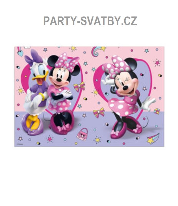 Plastový ubrus 120 x 180cm "Minnie mouse"