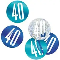 Konfety "40-narozeniny" modrá 14,1 gr.