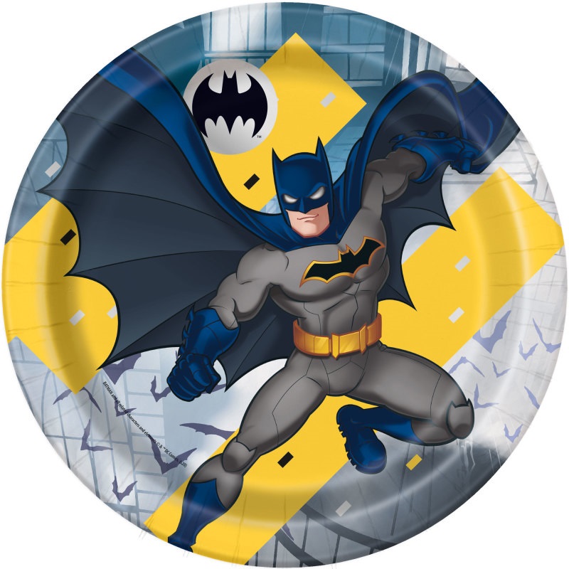 Papírový talíř 23cm "Batman" 8ks
