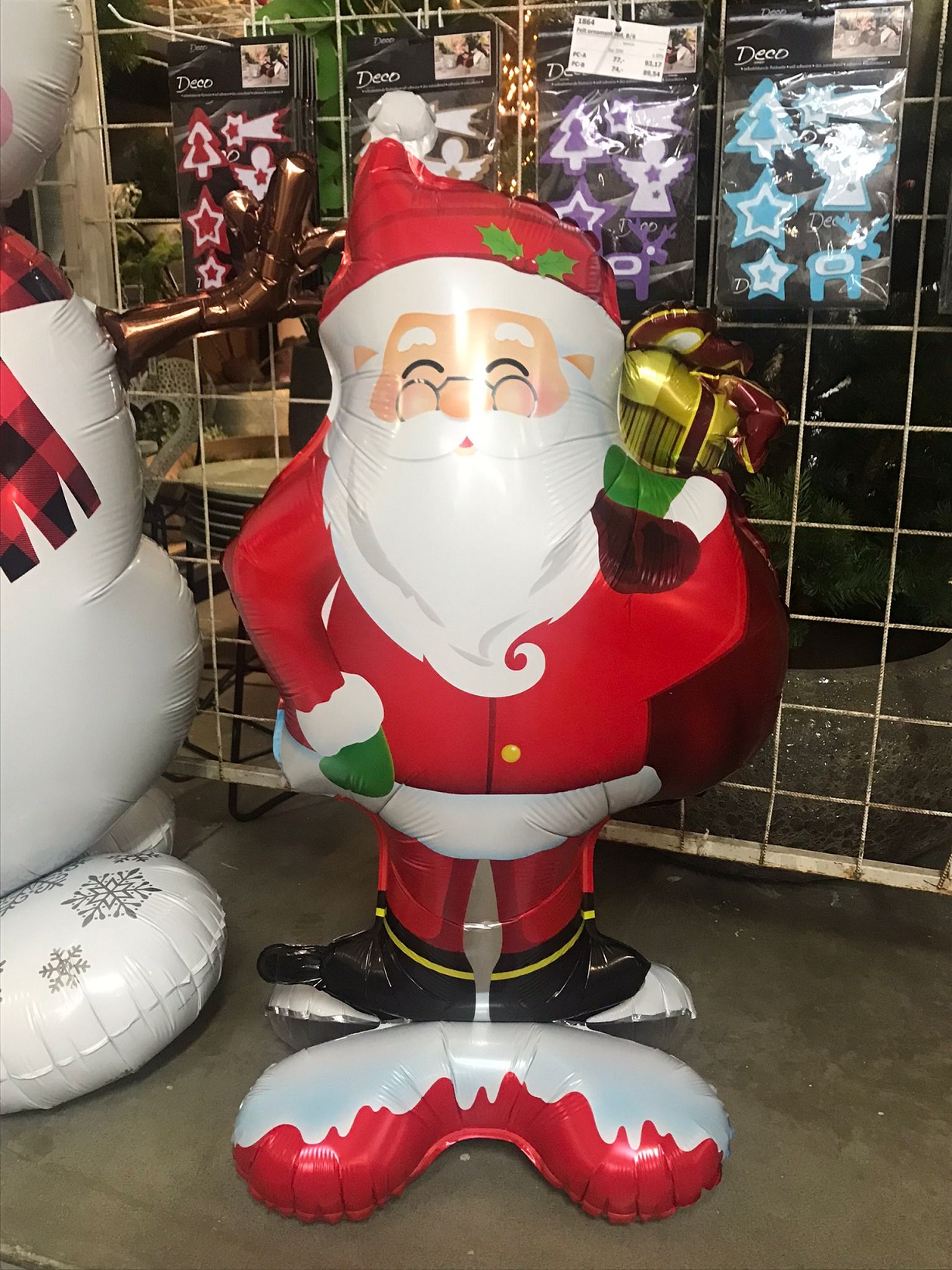 Balonek fóliový 95cm "Santa" 