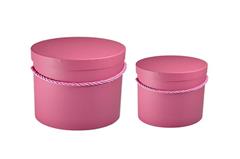 Flower box sada 2ks (15, 17cm) cherry