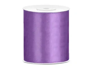 Stuha satén 100mm x 25m levandulová