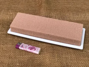 Table midi 24 x 10 x 5cm na suché květiny bílá 2 kusy