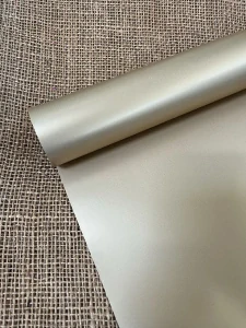 Fólie saténová 50cm x 9y zlatá metal