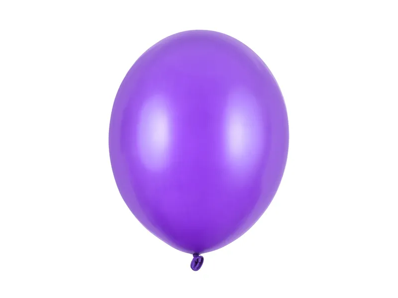 Balonek 30cm metalický 10ks purple