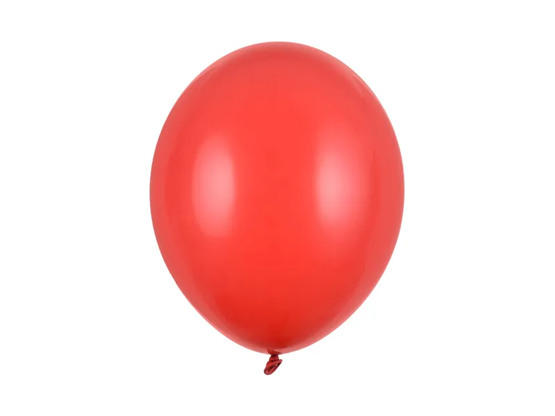 Balonek 30cm pastelový 10ks červená