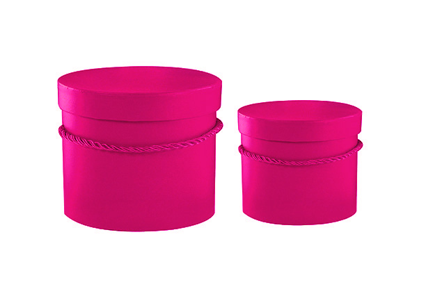 Flower box sada 2ks (15, 17cm) amaranth