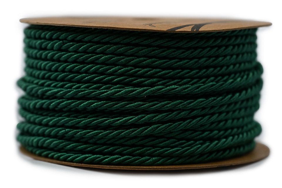Provázek dekorační hnědá 3mm, 9m
