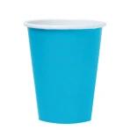 Papírový kelímek 270ml. tyrkys 8ks