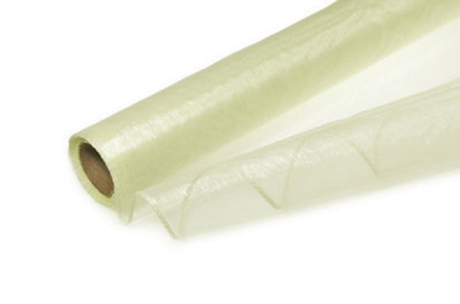 Organza 40cm x 8m cream