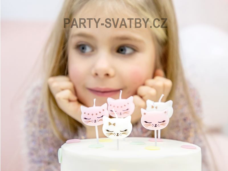 Svíčka "Kočka" 6ks
