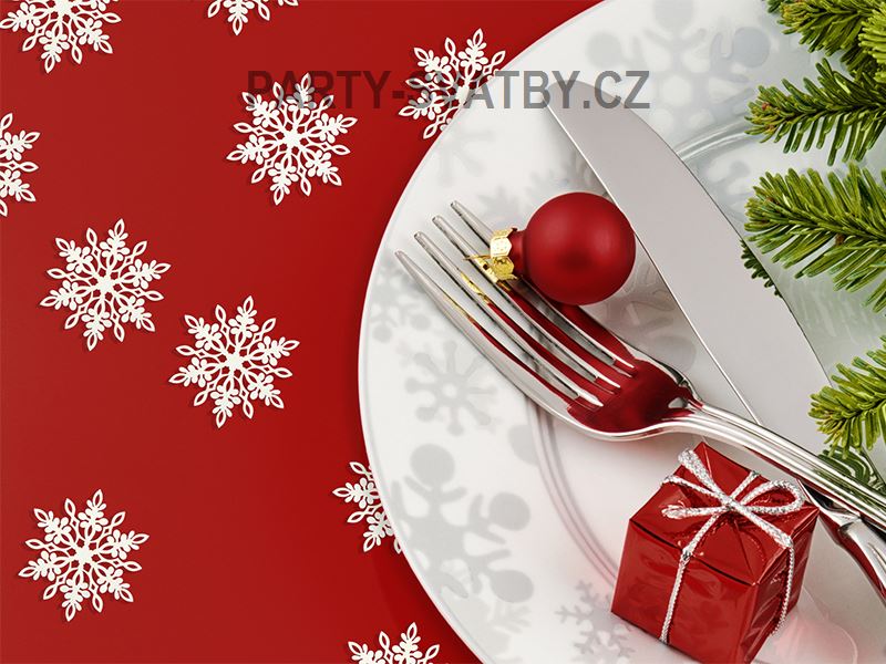 Konfety "Vločky" 3,1 - 3,6cm 20 ks bílá