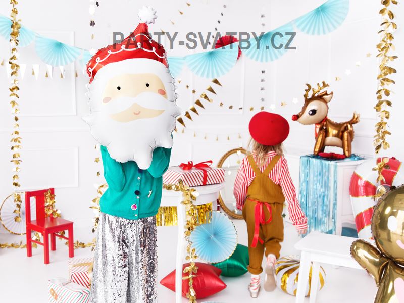 Balonek fóliový 37 x 60cm "Santa" 