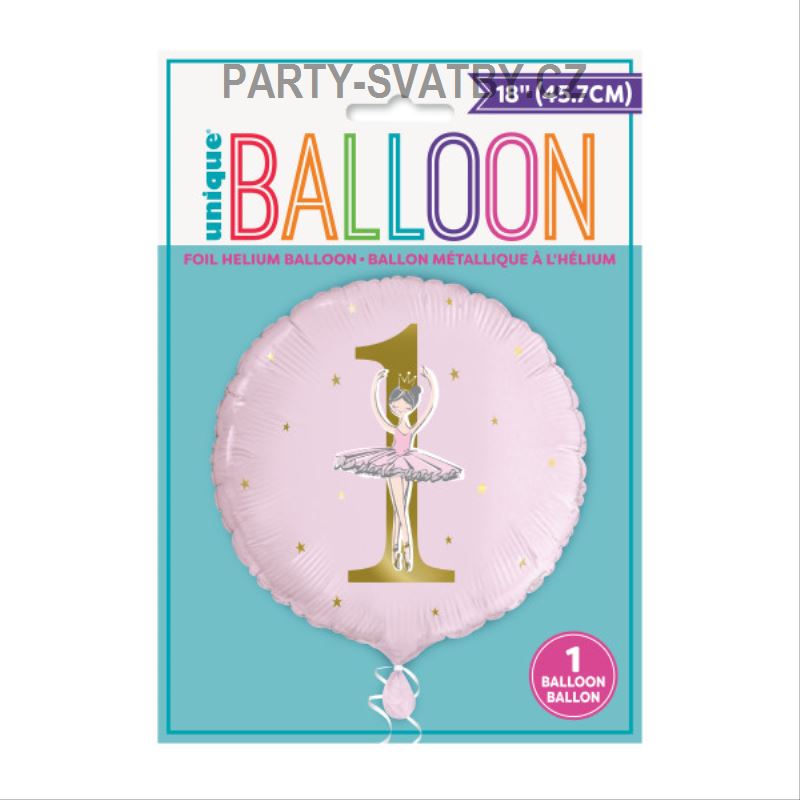 Balonek fóliový 45cm "Baletka" 