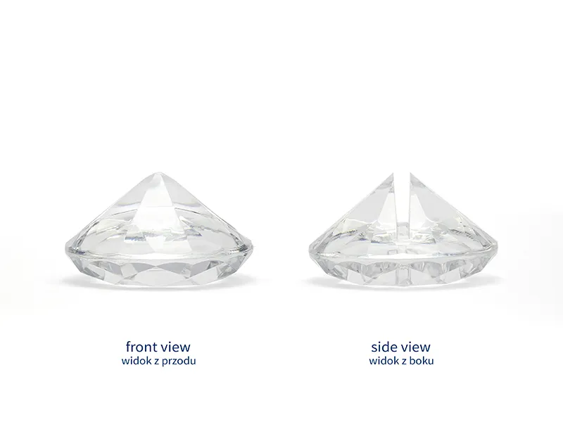 Stojánek na jmenovku 4cm "Diamant" 10ks 