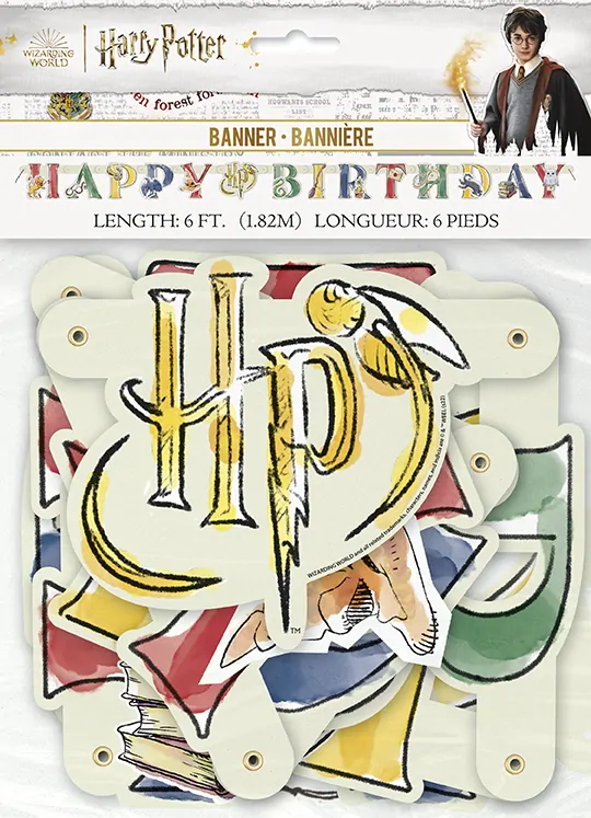 Baner "Harry Potter" 182cm papírový