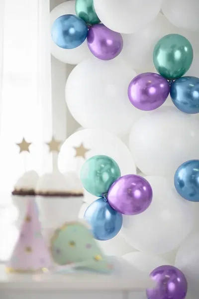Balonek latexový lesklý 12cm zelená 10ks