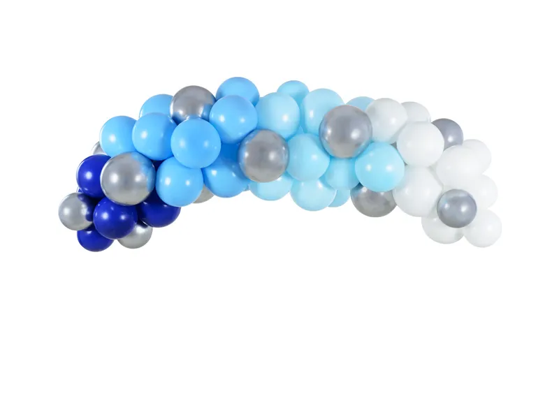 Balonek latexový lesklý 30cm stříbrná 10ks