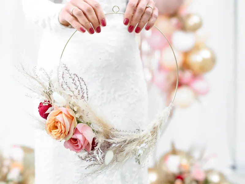 Balonek latexový lesklý 30cm rose gold 10ks