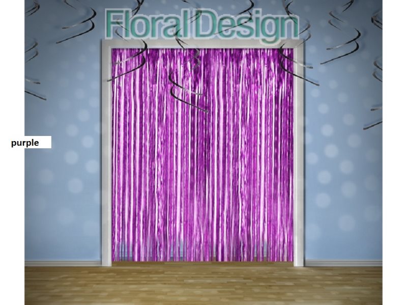 Party opona 90 x 250cm purple