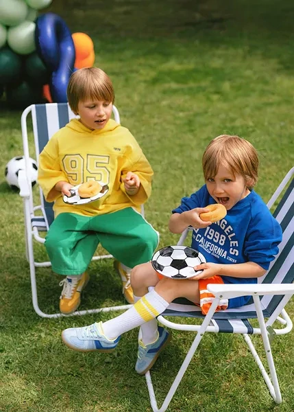 Papírový talíř 18cm "Fotbal" 6ks