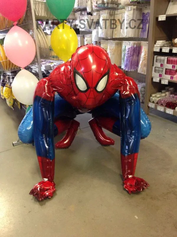Balonek foliový 91cm "Spiderman" chodící pouze